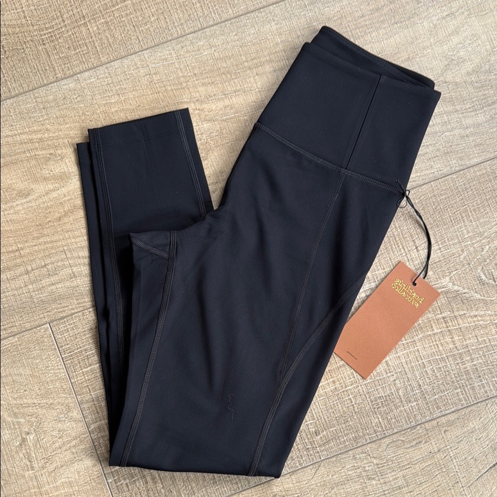Girlfriend Collective Black High-Waisted Leggings